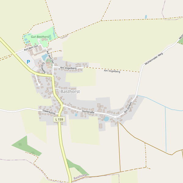 Stadtplan Basthorst Thumbnail