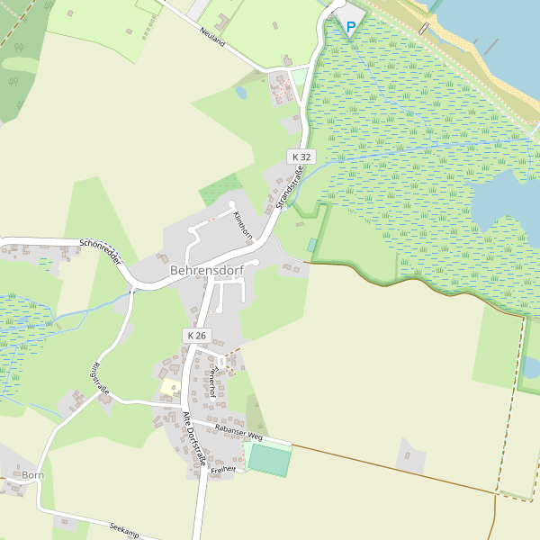 Stadtplan Behrensdorf Thumbnail