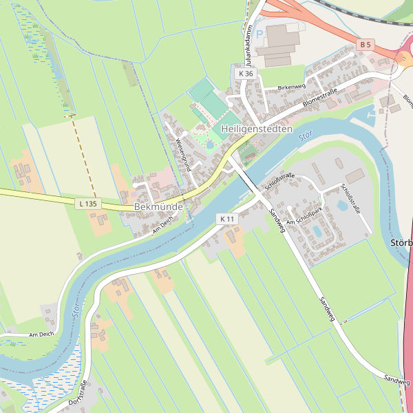 Stadtplan Bekmünde Thumbnail