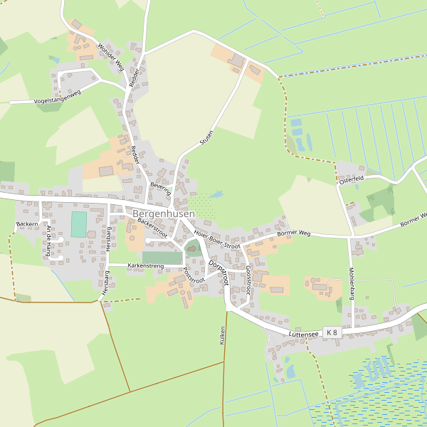 Stadtplan Bergenhusen Thumbnail