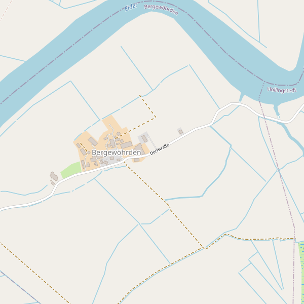 Stadtplan Bergewöhrden Thumbnail
