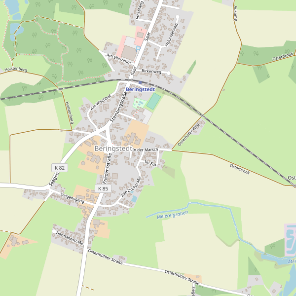 Stadtplan Beringstedt Thumbnail
