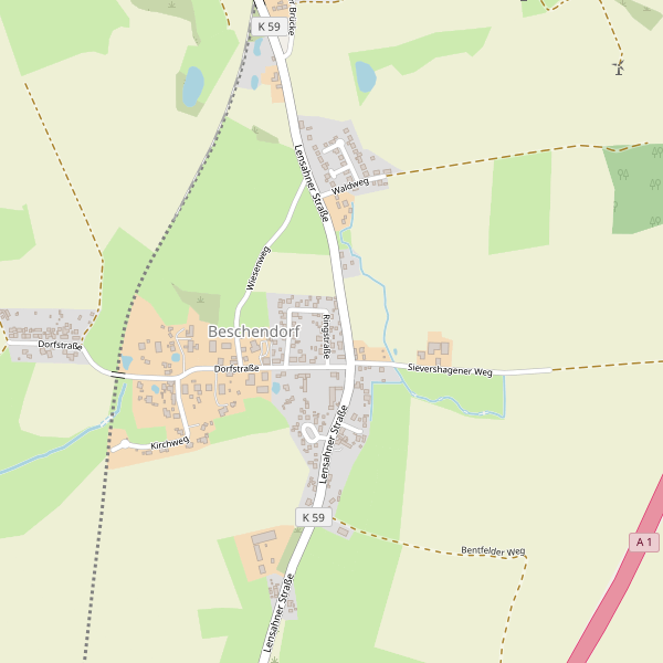 Stadtplan Beschendorf Thumbnail