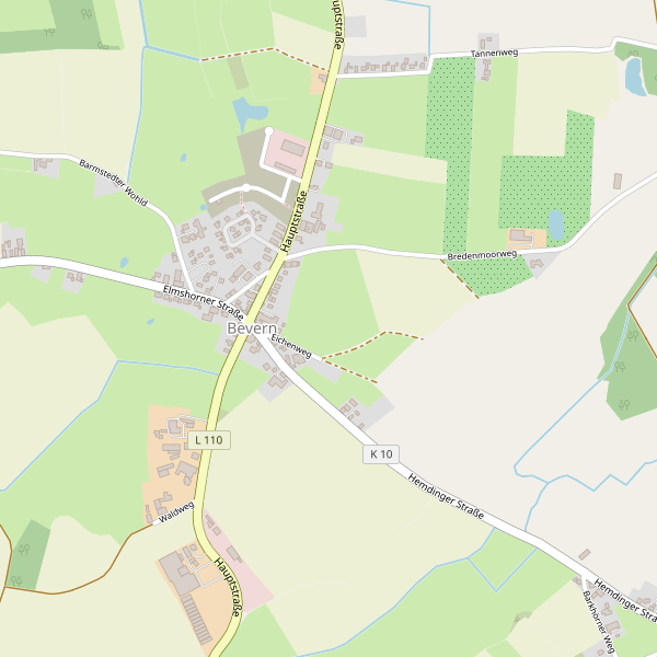 Stadtplan Bevern (PI) Thumbnail