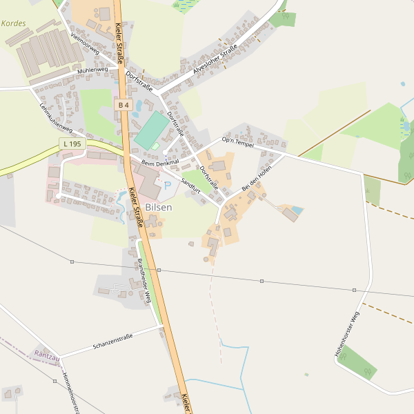 Stadtplan Bilsen Thumbnail