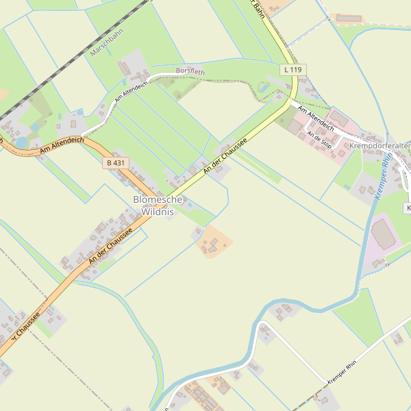 Stadtplan Blomesche Wildnis Thumbnail