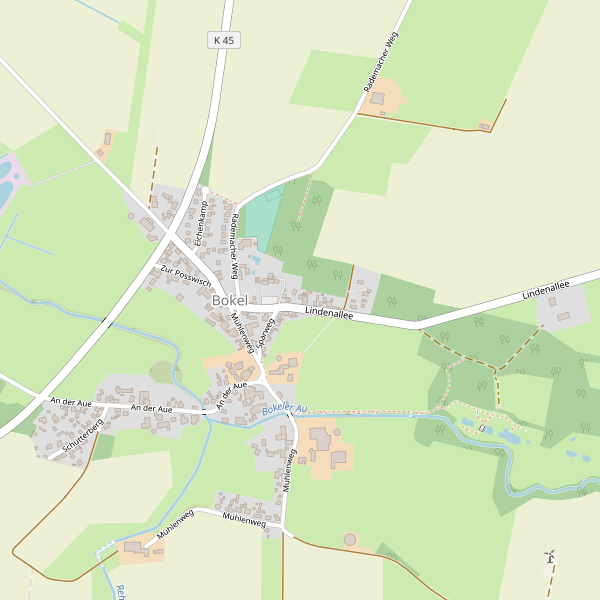Stadtplan Bokel (RD) Thumbnail