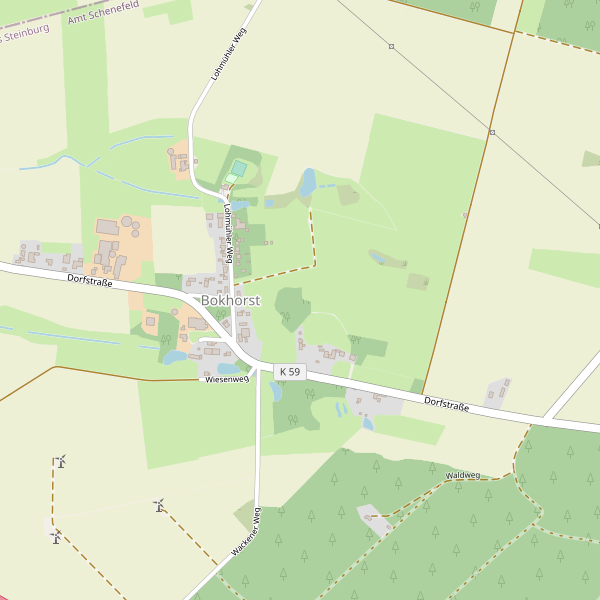 Stadtplan Bokhorst Thumbnail