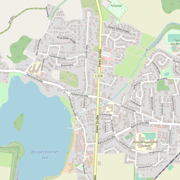 Stadtplan Bordesholm Thumbnail