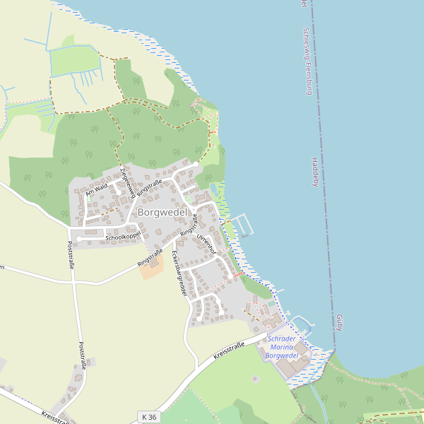 Stadtplan Borgwedel Thumbnail