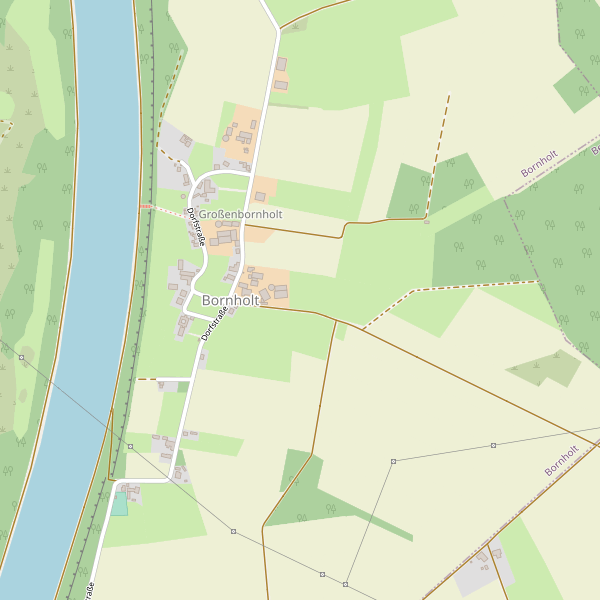 Stadtplan Bornholt Thumbnail