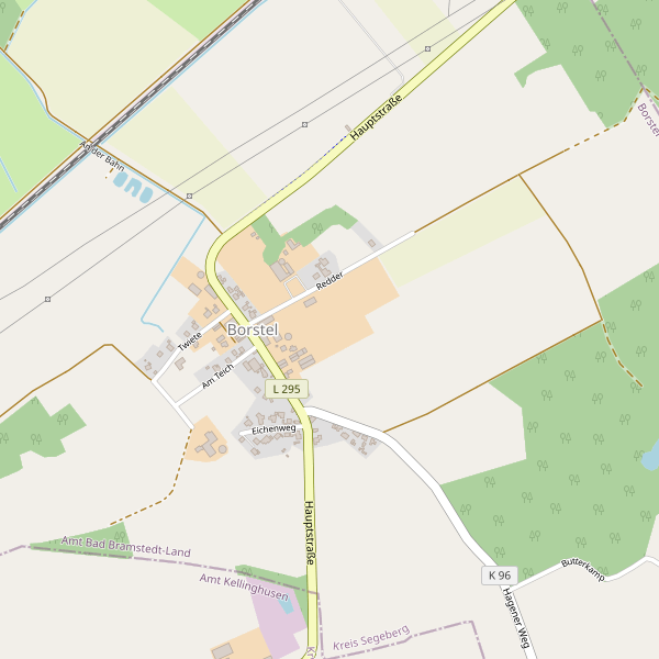Stadtplan Borstel (SE) Thumbnail