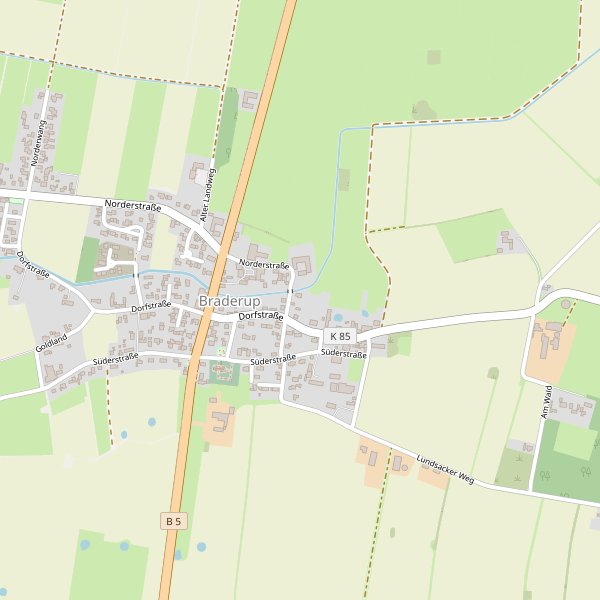 Stadtplan Braderup Thumbnail