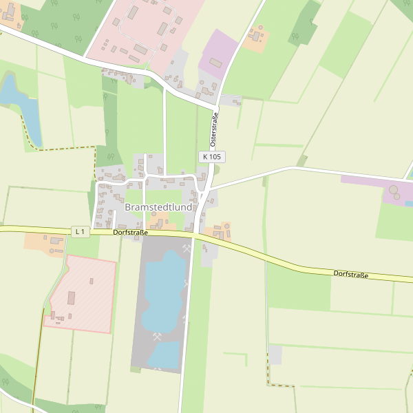 Stadtplan Bramstedtlund Thumbnail