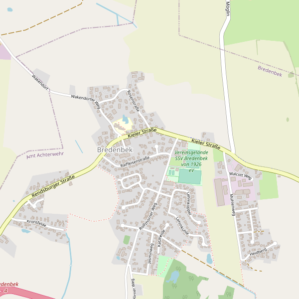 Stadtplan Bredenbek Thumbnail