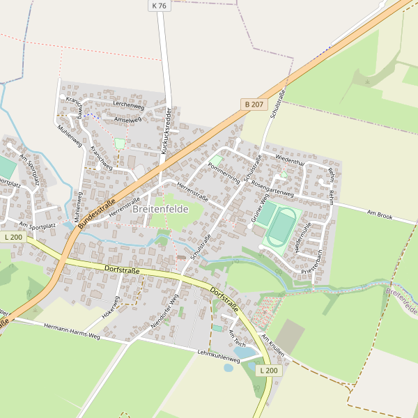 Stadtplan Breitenfelde Thumbnail