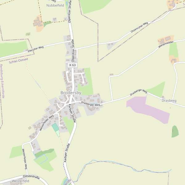 Stadtplan Brodersby Thumbnail