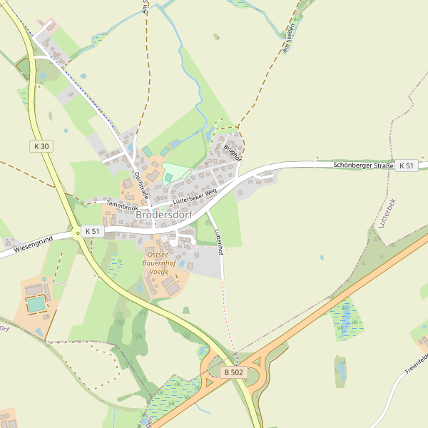 Stadtplan Brodersdorf Thumbnail