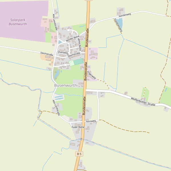 Stadtplan Busenwurth Thumbnail