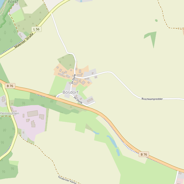 Stadtplan Bösdorf Thumbnail