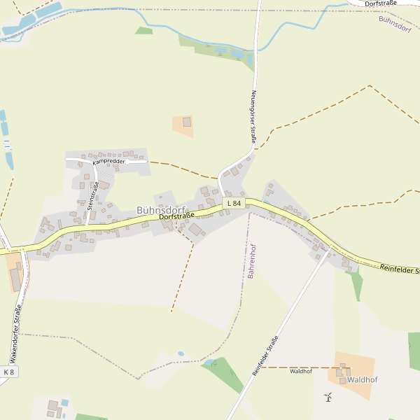 Stadtplan Bühnsdorf Thumbnail