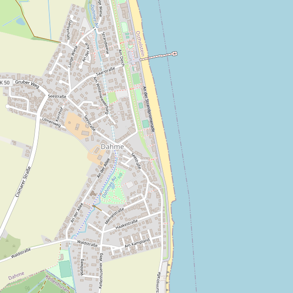 Stadtplan Dahme Thumbnail