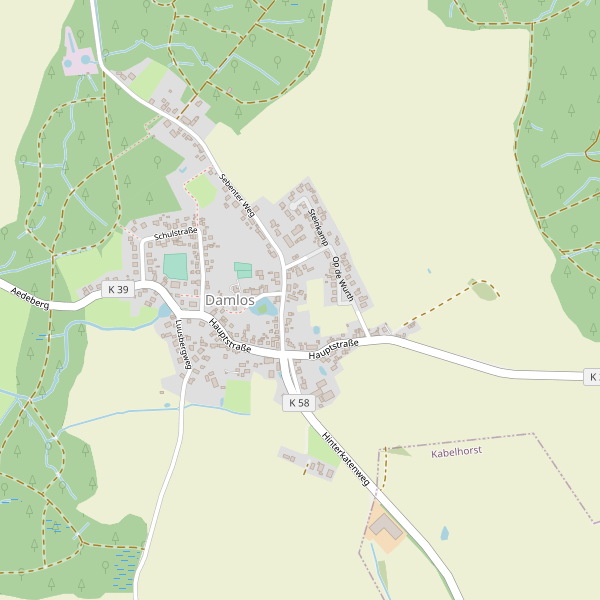 Stadtplan Damlos Thumbnail