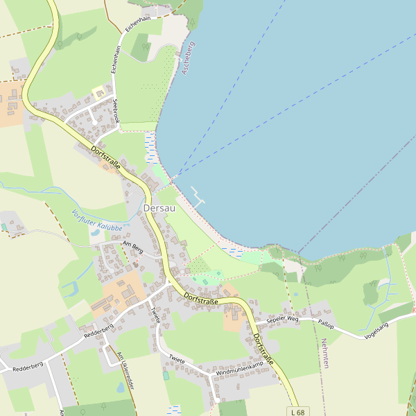 Stadtplan Dersau Thumbnail