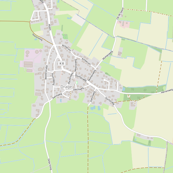 Stadtplan Drage (NF) Thumbnail