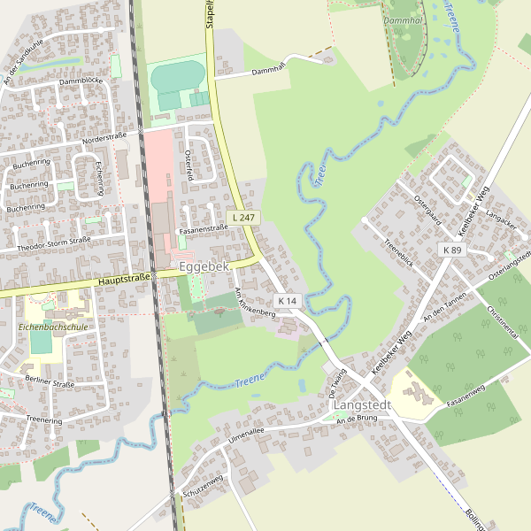 Stadtplan Eggebek Thumbnail