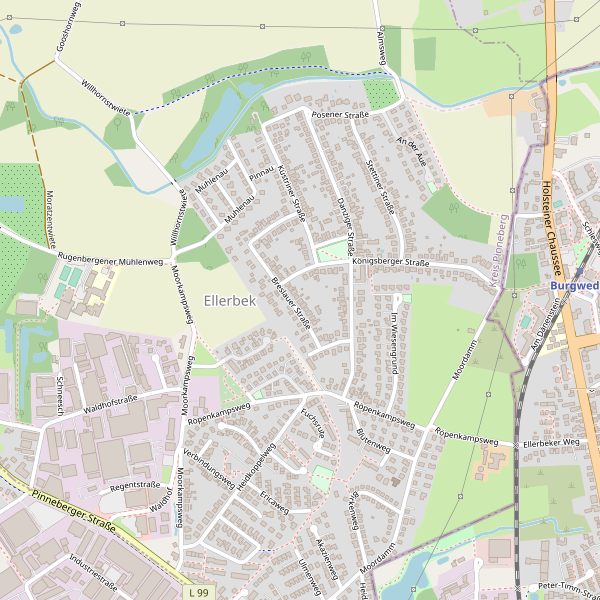 Stadtplan Ellerbek Thumbnail