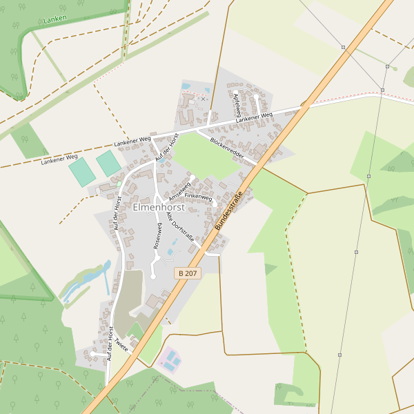 Stadtplan Elmenhorst (RZ) Thumbnail