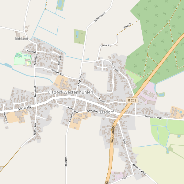 Stadtplan Elsdorf-Westermühlen Thumbnail