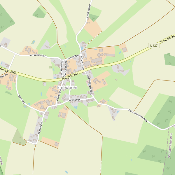 Stadtplan Embühren Thumbnail