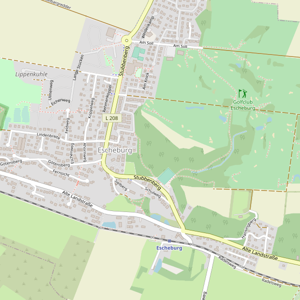Stadtplan Escheburg Thumbnail