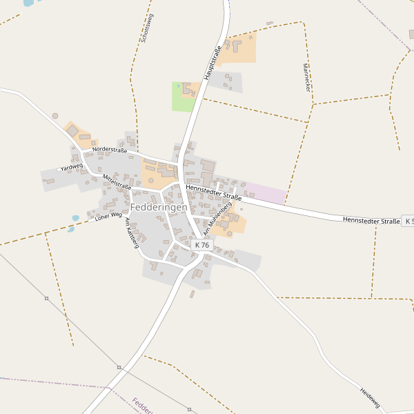 Stadtplan Fedderingen Thumbnail