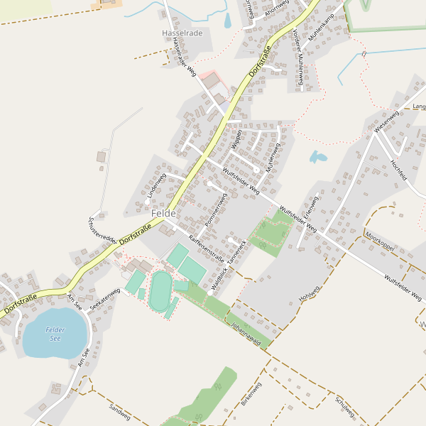 Stadtplan Felde Thumbnail