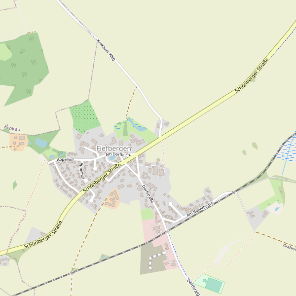 Stadtplan Fiefbergen Thumbnail