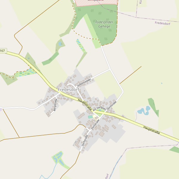 Stadtplan Fredesdorf Thumbnail