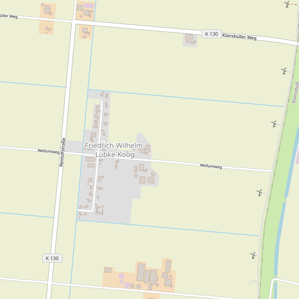 Stadtplan Friedrich-Wilhelm-Lübke-Koog Thumbnail
