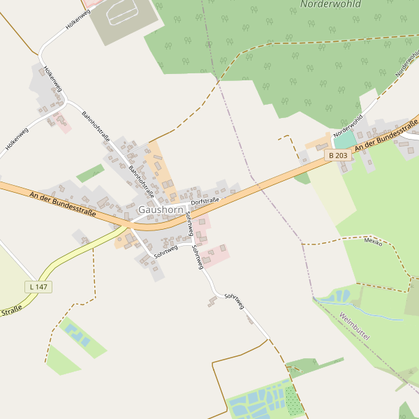 Stadtplan Gaushorn Thumbnail