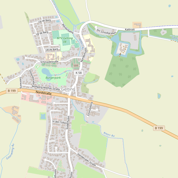 Stadtplan Gelting Thumbnail