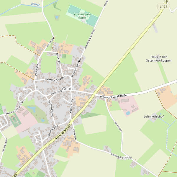 Stadtplan Gnutz Thumbnail