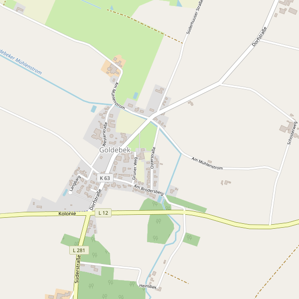 Stadtplan Goldebek Thumbnail