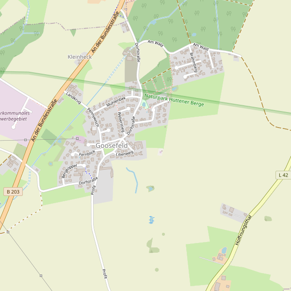 Stadtplan Goosefeld Thumbnail