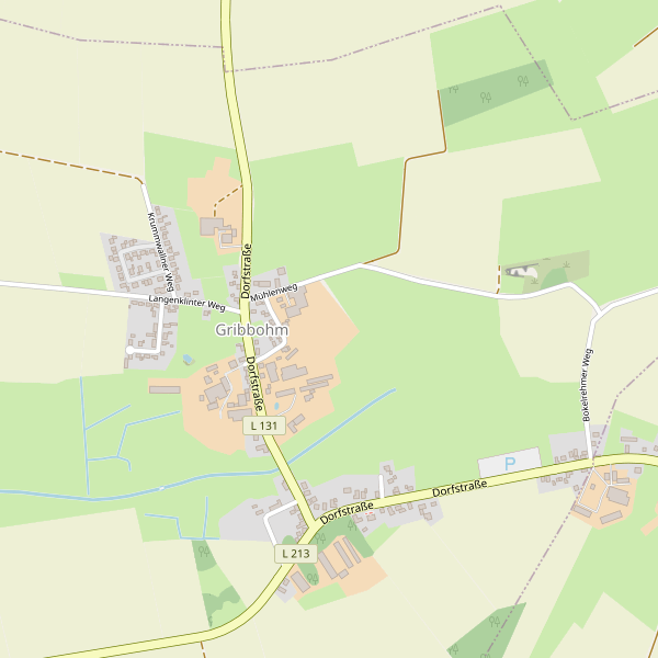 Stadtplan Gribbohm Thumbnail