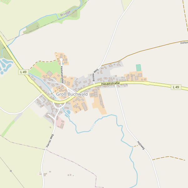 Stadtplan Groß Buchwald Thumbnail