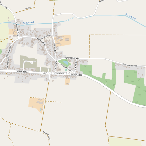 Karte der Toiletten in Groß Kummerfeld Thumbnail