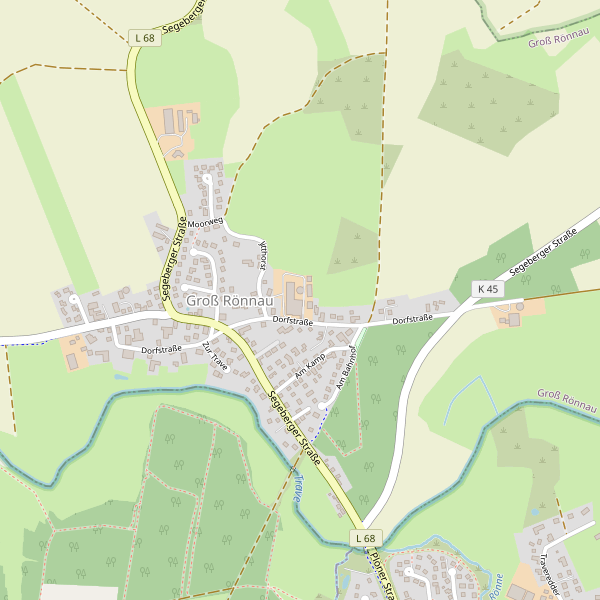 Stadtplan Groß Rönnau Thumbnail