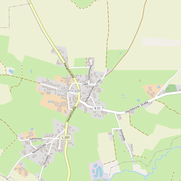 Stadtplan Großenrade Thumbnail